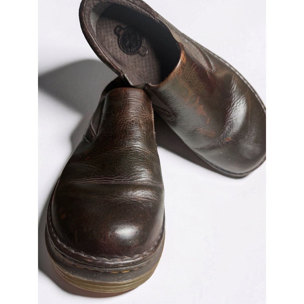 Dr Martens Orson Shoes Mens Size 10 Brown Leather Slip On Casual Loafers
